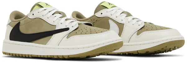 Travis Scott x Air Jordan 1 Low Golf 'Neutral Olive'