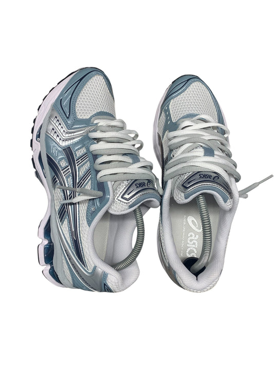Asics Gel Kayano 14 'White Fjord Grey' - Double Laces