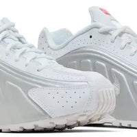 Nike Shox R4 'White Metallic Silver' 2024