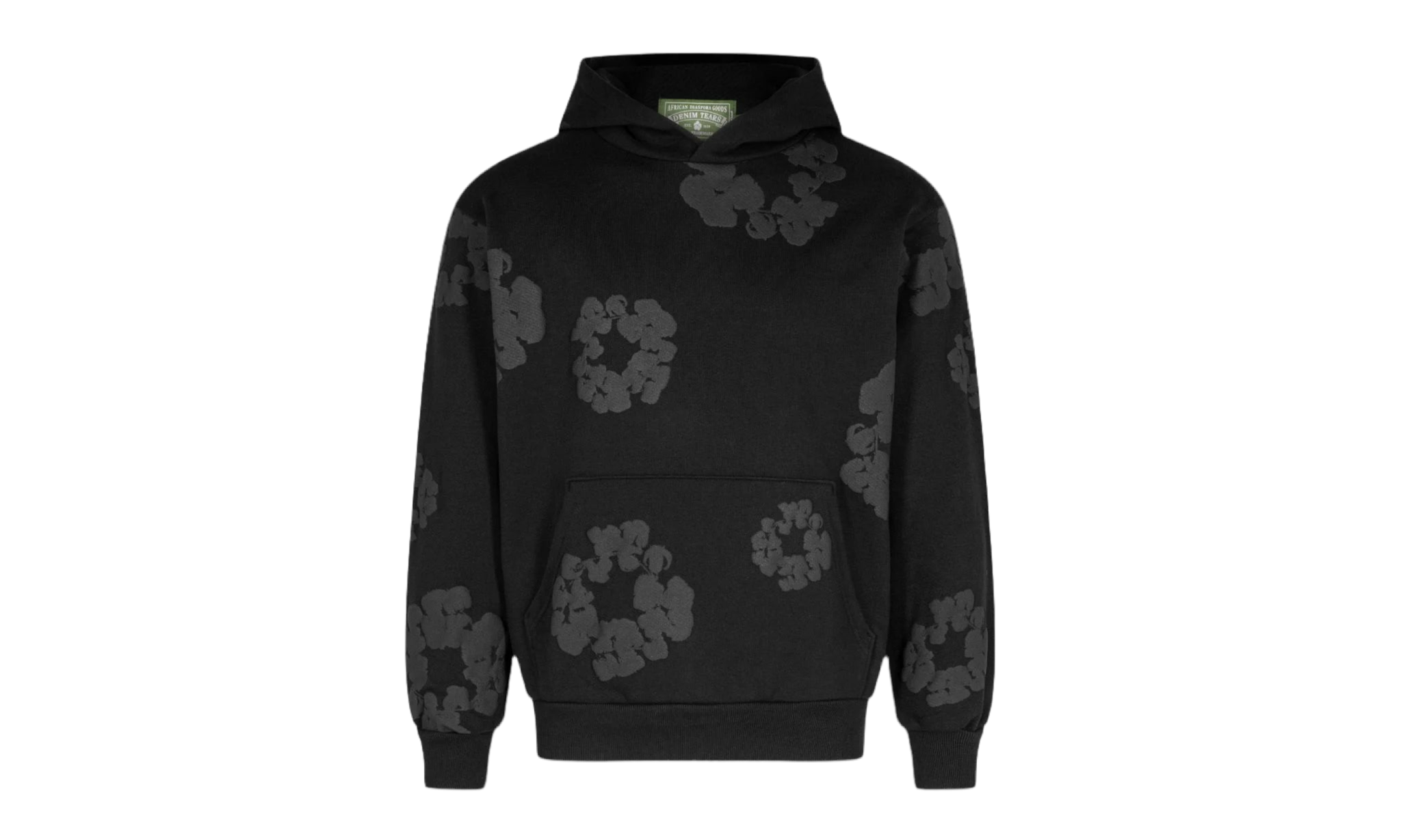 DENIM TEARS Mono Cotton Wreath Sweatshirt ‘Black’