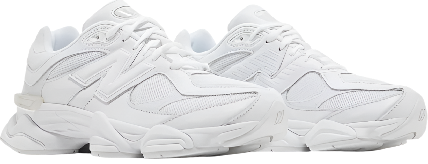 New Balance 9060 'Triple White'