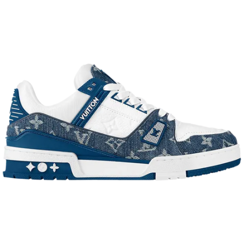 Louis Vuitton Wmns Trainer 'Monogram Denim - Light Blue'