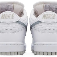 Supreme x Nike Dunk Low SB 'White Metallic Silver'