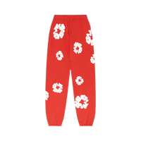 DENIM TEARS The Cotton Wreath Sweat Pants ‘Red’