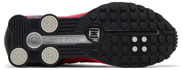 Nike Shox R4 'University Red Black'