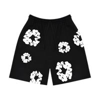 DENIM TEARS The Cotton Wreath Shorts ‘Black’