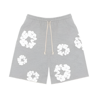 DENIM TEARS The Cotton Wreath Shorts ‘Grey’