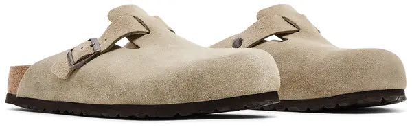 Birkenstock Boston Suede Leather 'Taupe'