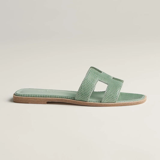 Hermès Oran Sandals - Vert Jade