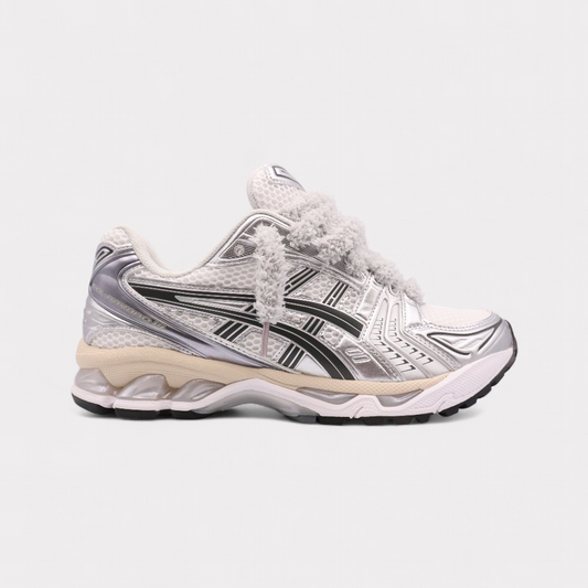 Asics Gel-Kayano 14 Graphite Grey - Fluffy Laces Grey