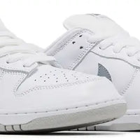 Supreme x Nike Dunk Low SB 'White Metallic Silver'